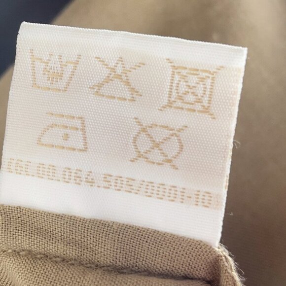 TOTEM Minimalist‎ Casual Neutral Tan Beige Clean Summer Slip Viscose Dress sz L - Picture 6 of 7